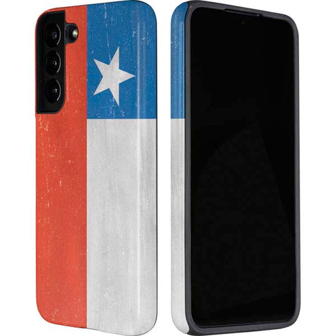 Chile Flag Distressed Galaxy S22 Pro Case